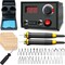 Wood Burning Kit, Digitally Adjustable Temperature Wood Burner Pen Kit, Wood Burning Tool, Professional Wood Burner Tool Kit for Adults and Beginners Craft (LH30-2 New)
